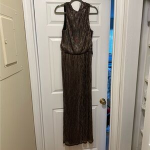 Express Elegant Metallic Jumpsuit